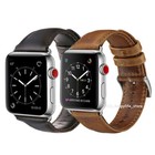 Genuine Leather Watch Band Strap For Apple Watch Series 10 9 8 7 SE 6 5 4 3 2 1