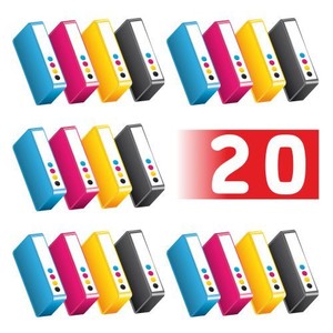 20 cartuchos de tinta para Epson Stylus DX5000, DX5050. No originales | eBay