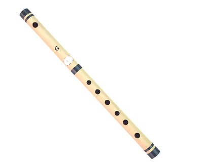 Bamboo Indian Classical Bansuri - Flute G Scale 06 - Bamboo Wood , Classic - F/S