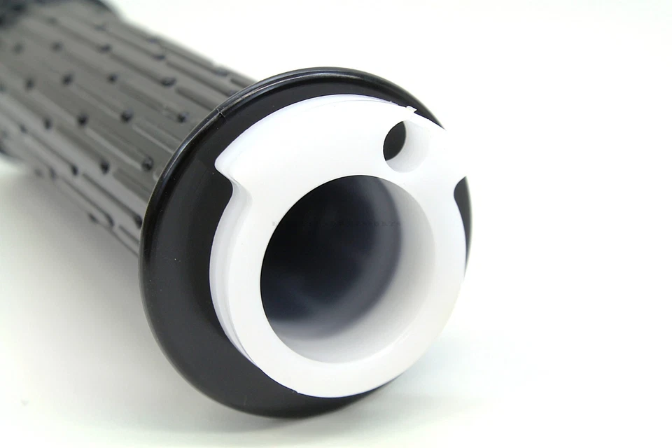 Juego de empuñaduras de manillar originales Suzuki DS 80 RM 50 60 tubo del acelerador (notas) I180 Foto 3 de 4