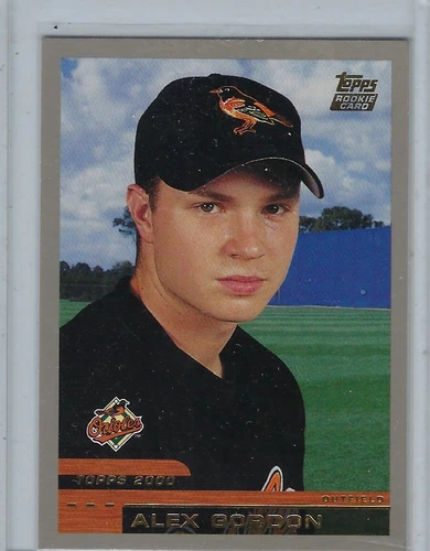 ALEX GORDON ROOKIE 2000 TOPPS TRADED #T21 ROYALS ORIOLES