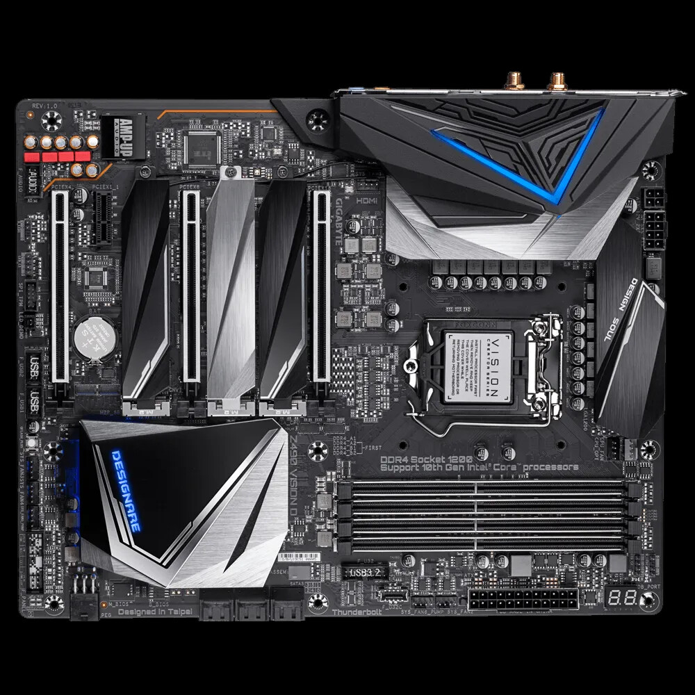 Gigabyte Z490 Vision D motherboard ATX, LGA1200, DDR4,