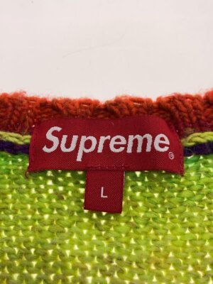 Supreme 22FW/Gradient Stripe Sweater/SizeL/Acrylic