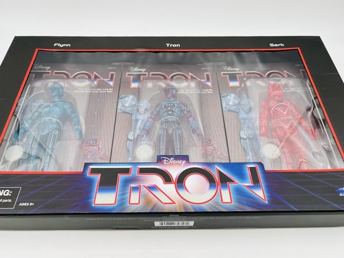 Diamond Select Toys San Diego Comic Con Tron Deluxe Action Figure 3 Pack NEW - Picture 10 of 11