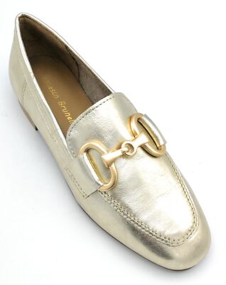 Francesco Brunelli BB4106 gold leather loafer T 2cm
