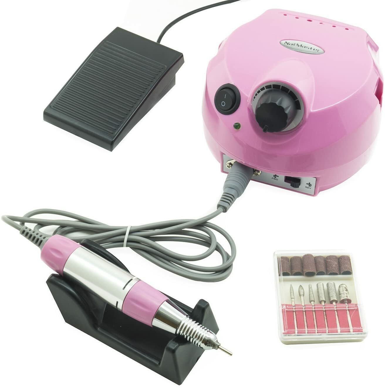 Fresa Unghie per Estetica e Igiene 25000 Giri + Kit 100 Ricambi