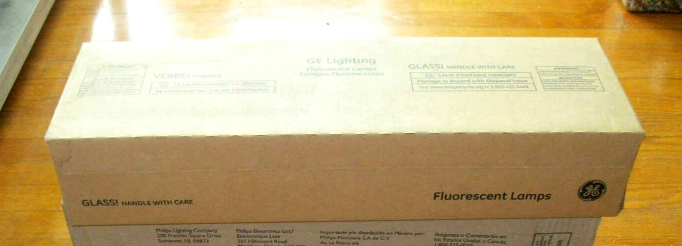 GE F17T8/SPX41/ECO Fluorescent Tube Lamp Light Bulb 24 PK 2FT 17W STARCOAT 24"