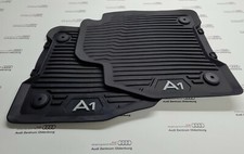 Original Audi A1 Gummimatten/Gummifußmatten für vorne Allwetterfussmatten NEU