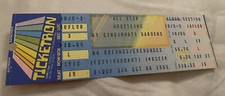 JCP/NWA/WWE/RIC FLAIR RARE UNUSED WRESTLING TICKET CINCINNATI 10/06/1985