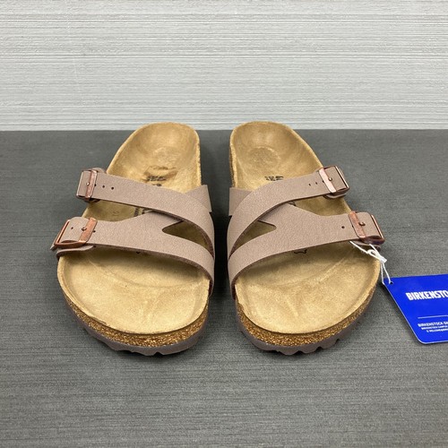 Birkenstock Yao Balance Birko-Flor Mocha Regular Fit Size EU40 Womens 9 Mens 7 - Picture 2 of 8