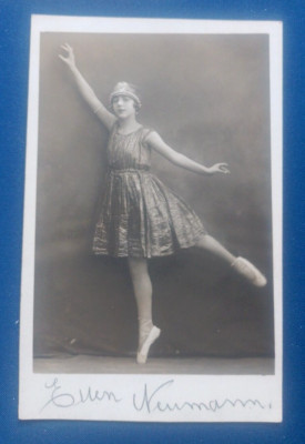 Foto AK signiert ELLEN NEUMANN Autogramm Tänzerin Schauspielerin 1920/30er Jahre