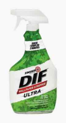Zinsser 249055 DIF Ultra Liquid Wallpaper Remover, Ready-to-Use, 32-oz