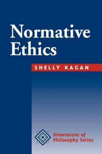 Normative Ethics, Paperback by Kagan, Shelly, Used Good Condition, Free shipp... - Foto 1 di 1