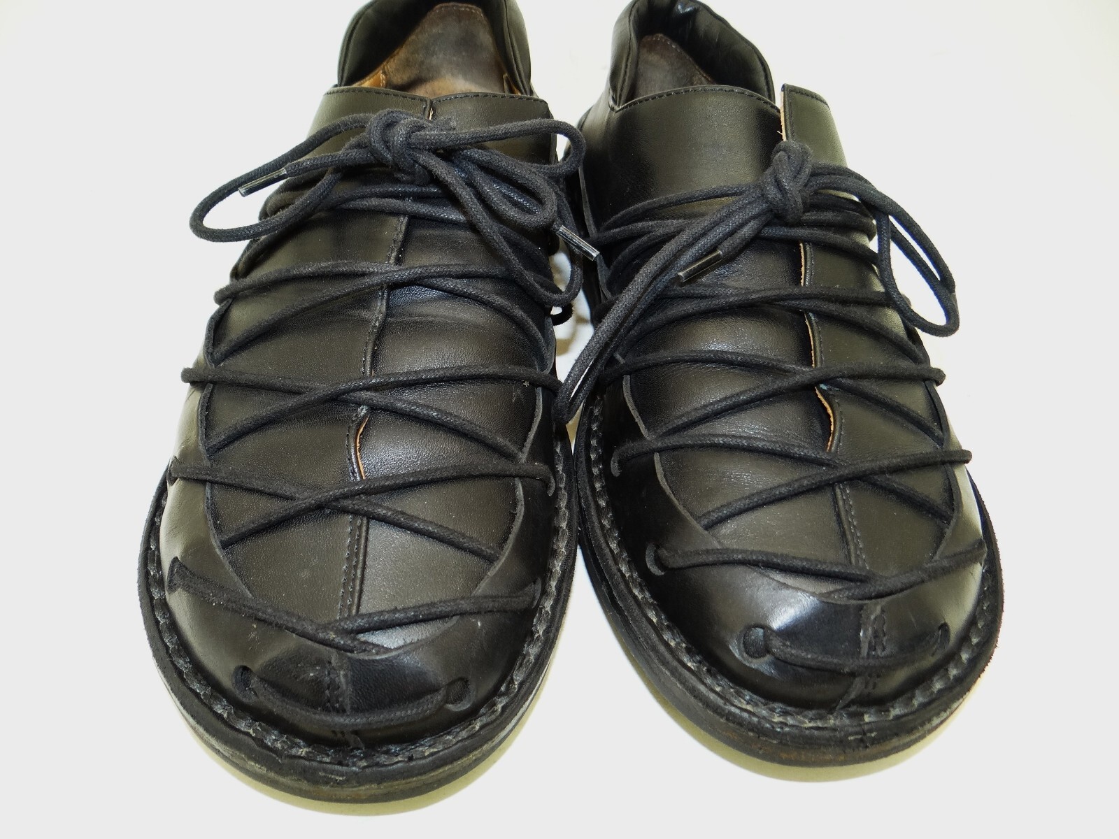 Trippen Schnürschuhe Halbschuhe Laufschuhe Herren Schuhe Leder Gr.42