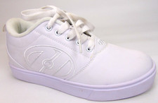 Heelys Pro 20 Roller Skates Shoes Youth Kids Size 5.0 Y, White Canvas Sneakers