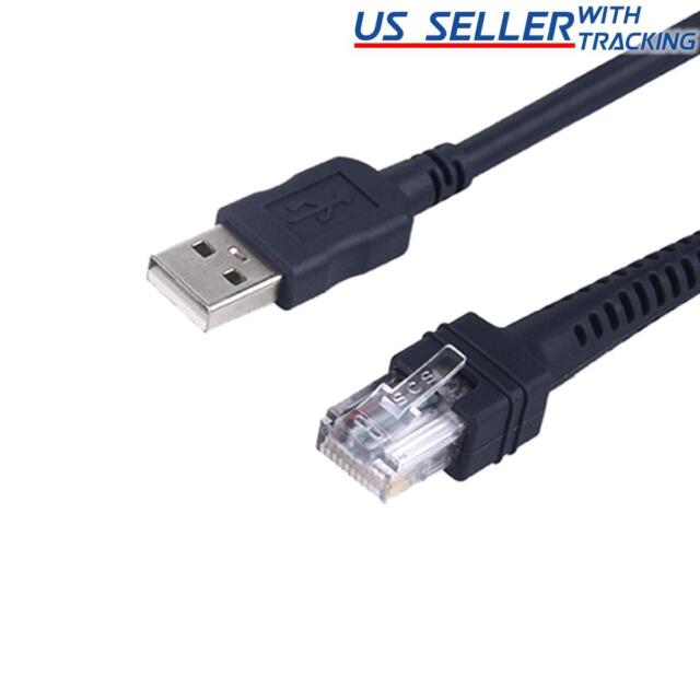 USB Cable 6 Feet for Symbol Barcode Scanner CBA-U01-S07ZAR