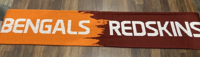 Washington Redskins v Cincinnati Bengals 2016 Wembley Official NFL scarf Washington Redskins v Cincinnati Bengals 2016 Wembley Official NFL scarf