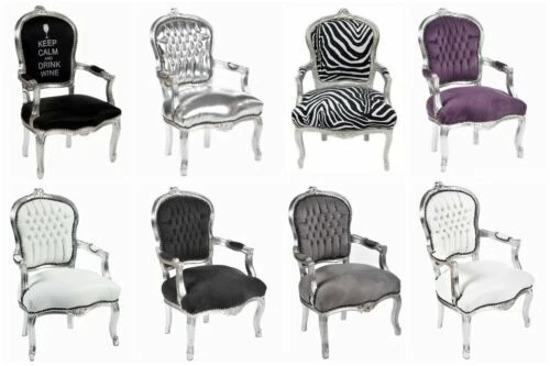 Sedie senza marca argento per la casa