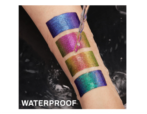 UCANBE Chameleon Liquid Eyeliner - Multi-Chrome Eyeliner - Green Cyan Blue - Picture 4 of 8