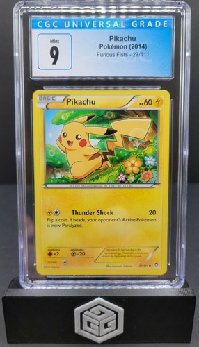 Pikachu graded CGC 9 for sale on eBay
