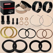 49mm Front Fork Leg Boots Rebuild Kit for Harley Dyna Street Bob FXD FLD 2006-17