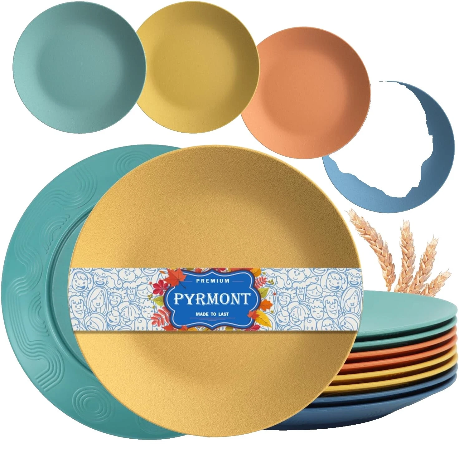 Platos de vajilla de Pascua