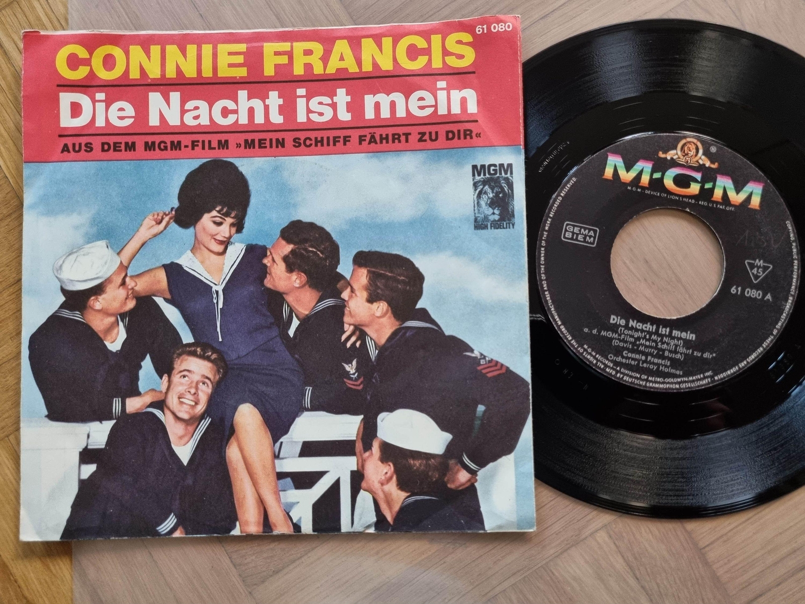 7"" Single Connie Francis - Die Nacht ist mein Vinyl Germany