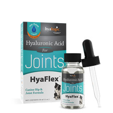 HyaFlex  for Dogs 1oz with HA for dog  s healthy joint and cartilage function.