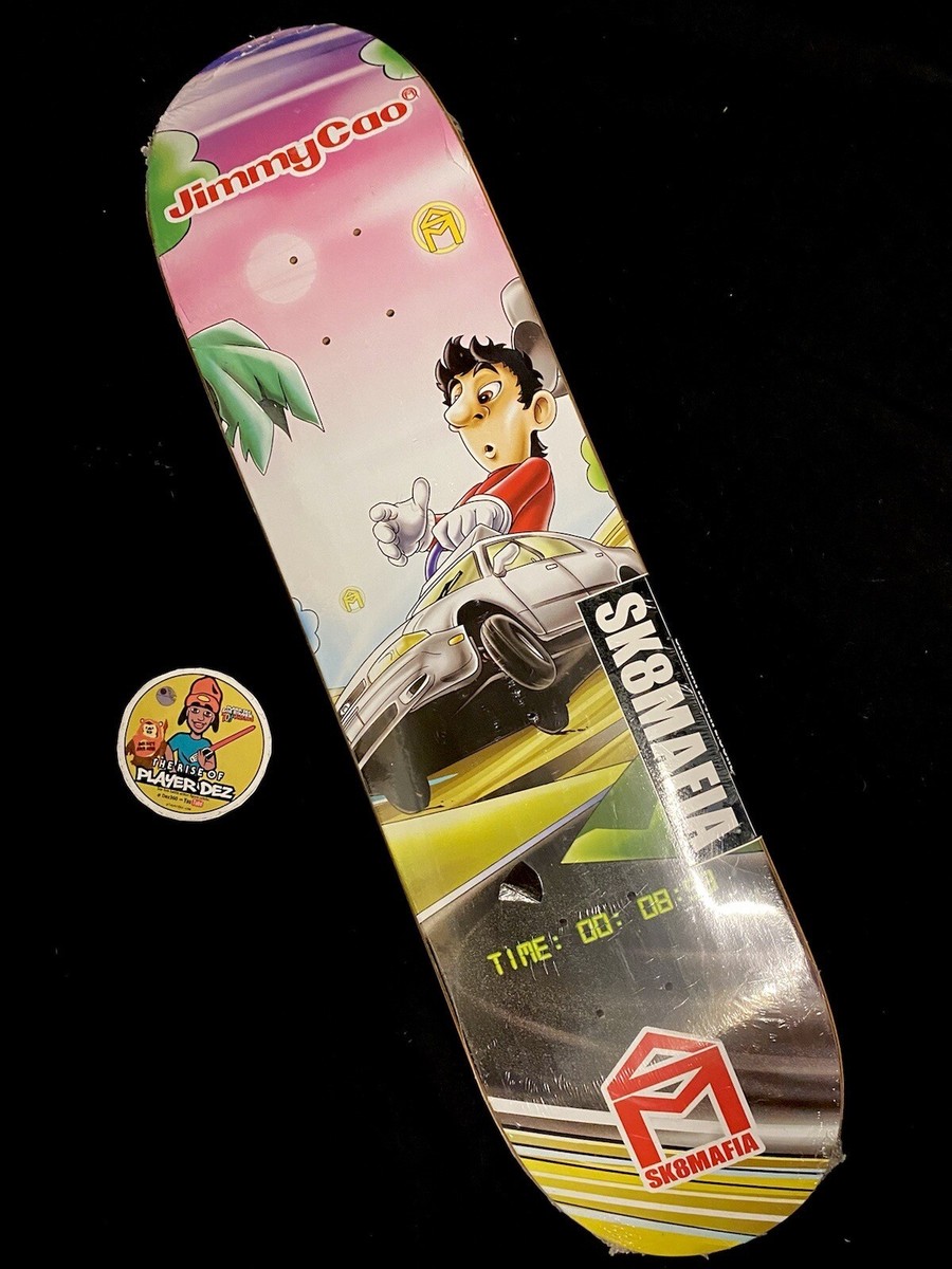 SUPER RARE Jimmy Cao SK8MAFIA Skateboard Deck Mario Kart Pro Model