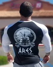 Iron Gods Ares Gym T-Shirt, Pump Cover, Gym Outfit, Greek God Shirt, Gym Tee