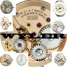 Wyler Old Antique Vintage Watch Movement For Parts, Replacement Repair Verities