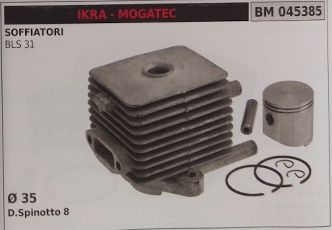 Risparmia sul Ricambio: Kit Cilindro Pistone IKRA BLS 31 35mm