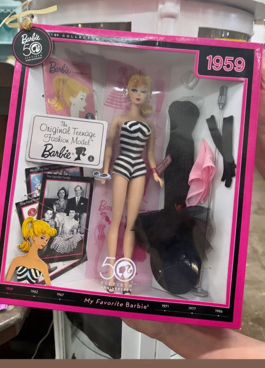 Original 1959 Barbie Doll Mattel 11590 - NIB New In Box | eBay