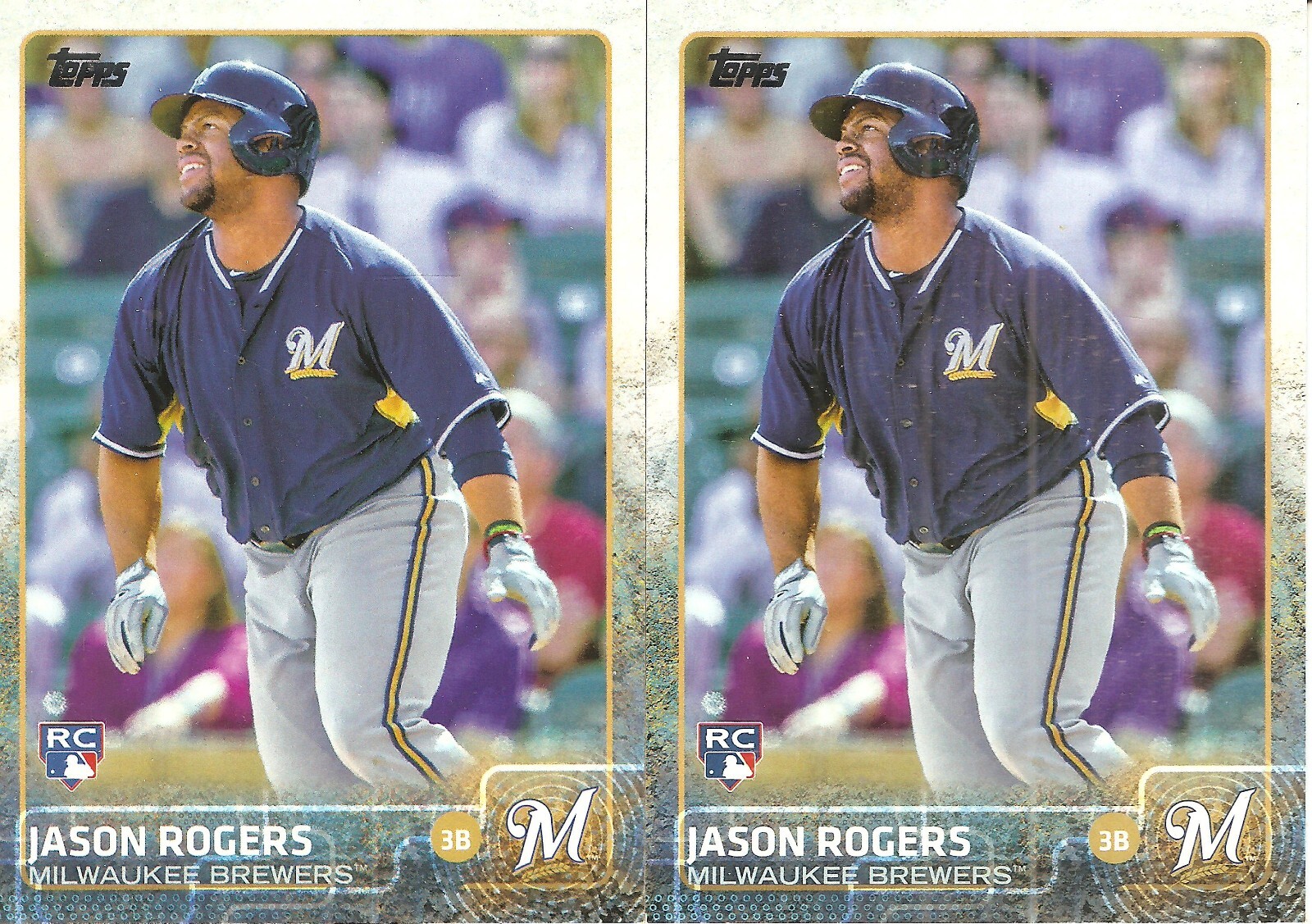 2 CARD BASEBALL CARD LOT OF JASON ROGERS 845 | eBay