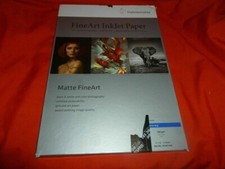 Hahnem hle 110641436 FineArt Inkjet Photo Rag Paper Matte - 25 Sheets 13"x 19"