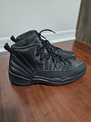 Basketball Sneaker Aj 12 Winter Black Basketball Shoes 12 Retro