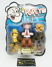 Mezco - Popeye - Wimpy with Jeep, Burgers and Meat Grinder Figure 2001 - NEW!