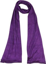 Classy Solid Color Jersey Hijab Lightweight Soft Muslim Head Scarf Long Scarf.