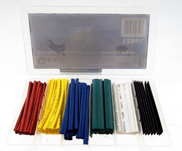 Schrumpfschlauch Set 128-Tlg SchrumpfschläUche Isolierschlauch Sortiment Bunt-image