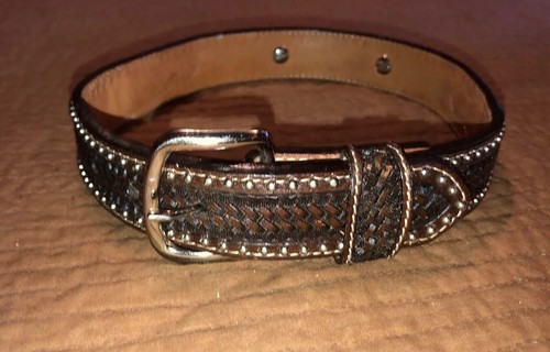 Ranger belt company western Brown hair 