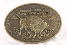 1997 Running Strong For American Indian Youth Belt Buckle