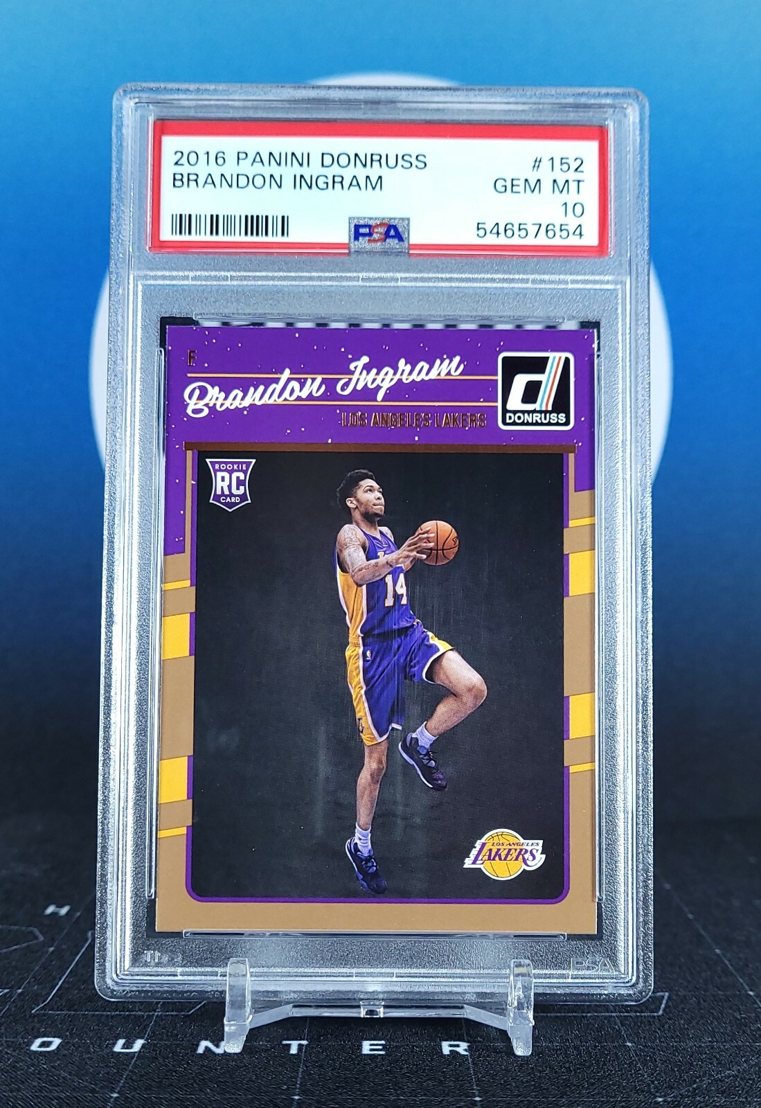 2016 Panini Donruss #152 Brandon Ingram PSA 10 Rookie Lakers Pelicans