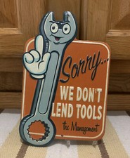 Dont Lend Tools Metal Sign Vintage Style Wall Decor Management Parts Garage Gas Dont Lend Tools Metal Sign Vintage Style Wall Decor Management Parts Garage Gas