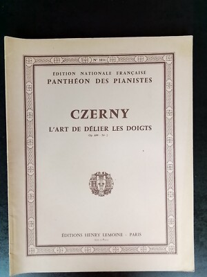 PARTITUR - CZERNY - Die Kunst, die Finger zu delier Buch 2 op 699