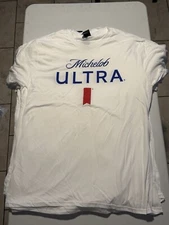 Michelob Ultra White T-shirt, Adult Large