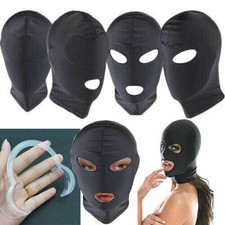 Open Mouth Gimp Face Mask Head Hood Bondage Gimp Mask BDSM Adult Roleplay Unisex