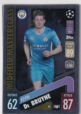 Topps Match Attax Champions League 21/22 Nr. 23 Kevin De Bruyne Masterclass