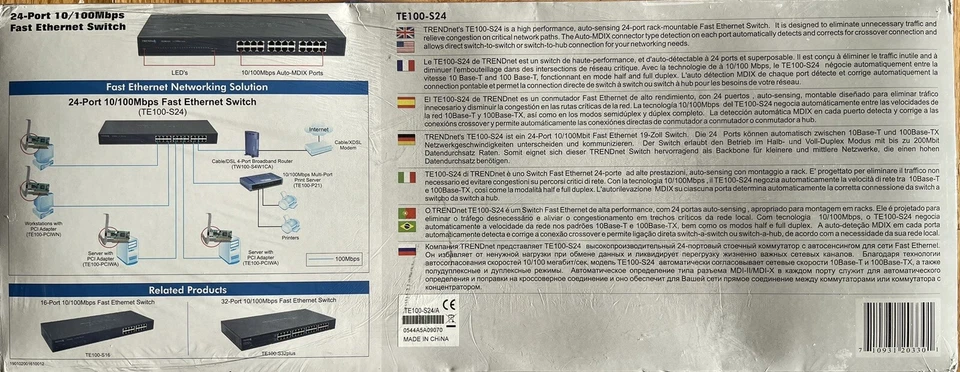 Trendnet Fast Managed Ethernet Switch TE100-S24g - Image 2 of 4