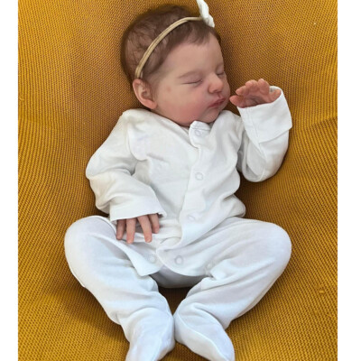 19inch Lifelike Reborn Baby Dolls Handmade Realistic Sleeping Newborn Girls Gift
