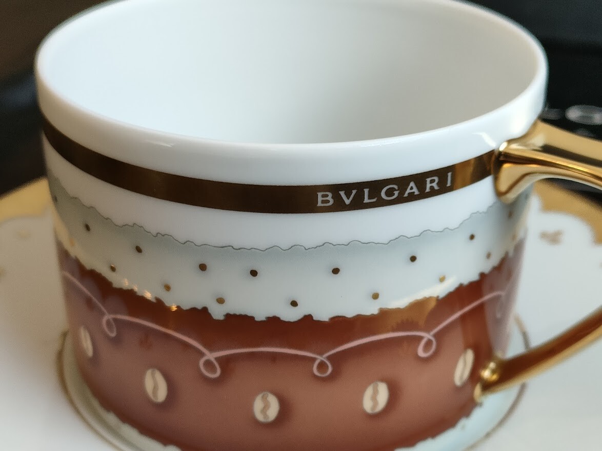 Rosenthal × BVLGARI Dolti Deco Germany Porcelain Teacup & Saucer